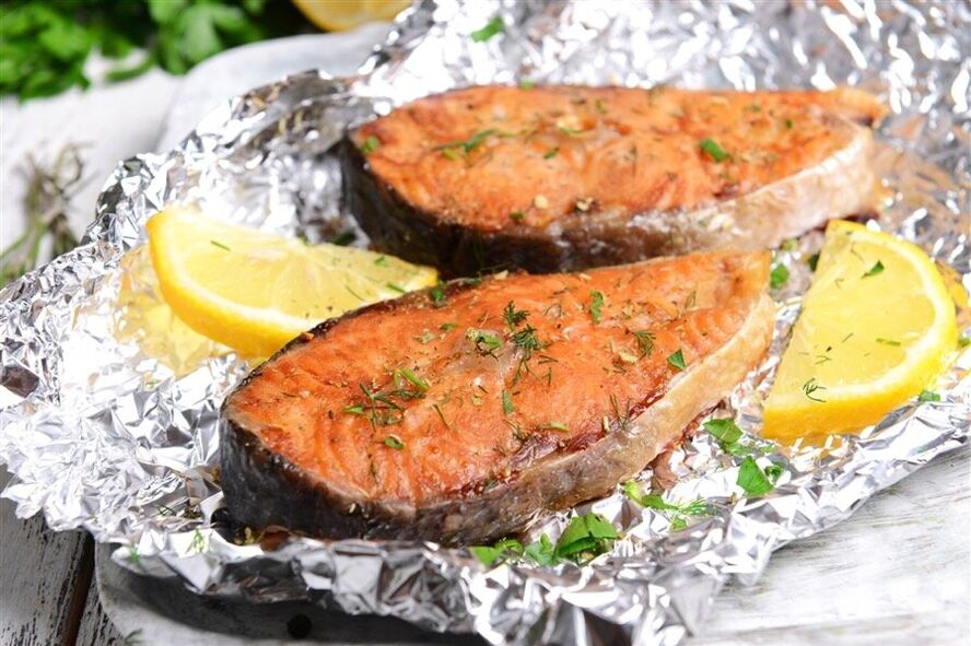 Foil grilled fish, suitable for your favorite diet